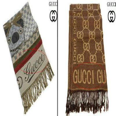 how to spot a fake gucci scarf|are gucci scarves real.